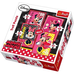 Trefl (34119) - "Minnie Mouse" - 35 48 54 70 piezas