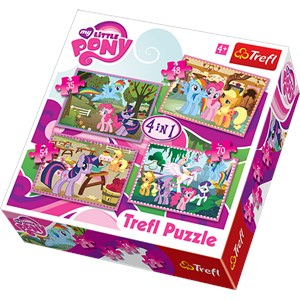 Trefl (34153) - "My Little Pony" - 35 48 54 70 piezas