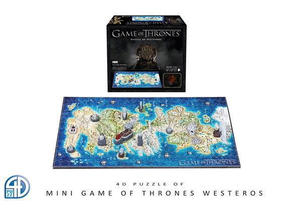 4D Cityscape (51001) - "4D Mini Game of Thrones: Westeros" - 350 piezas