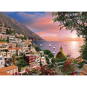 Clementoni (39221) - Dominic Davison: "Positano, Italy" - 1000 piezas