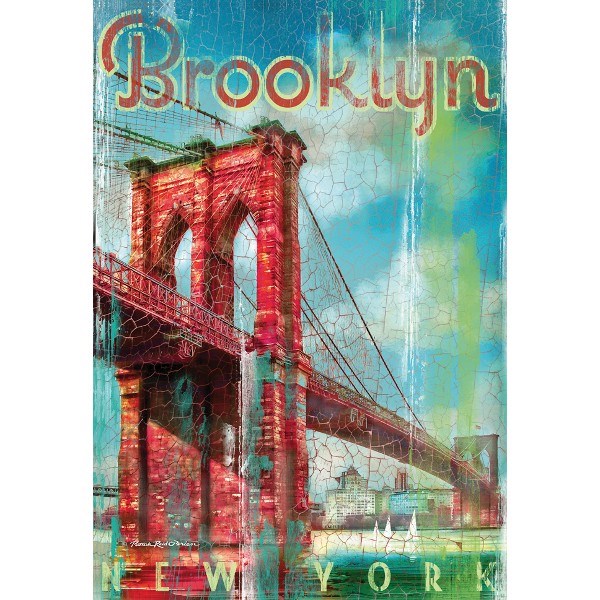 Clementoni (37034) - Patrick Reid O’Brien: "USA, New York, Brooklyn retro" - 500 piezas