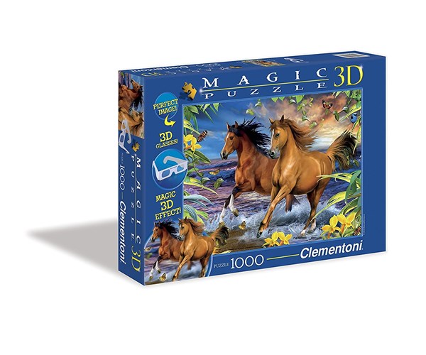 Clementoni (39222) - Howard Robinson: "Romantic Ride" - 1000 piezas