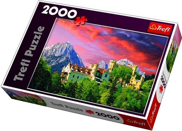 Trefl (270532) - "The Hochenschwangau Castle, Bavaria" - 2000 piezas