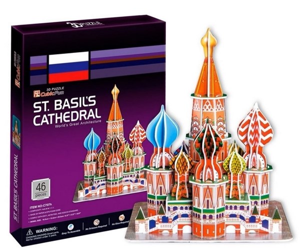 Cubic Fun (C707H) - "Russia, Moscow, St. Basil the Blessed Cathedral" - 47 piezas