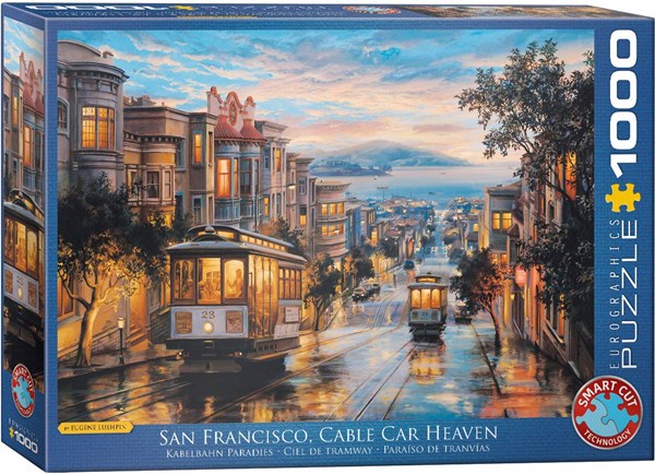 Eurographics (6000-0957) - Eugene Lushpin: "San Francisco Cable Car Heaven" - 1000 piezas