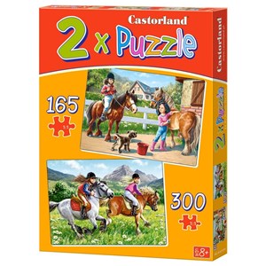 Castorland (B-021079) - "At horse" - 165 300 piezas