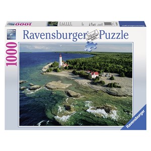 Ravensburger (19152) - "Canada, Lighthouse at the Bruce Peninsula" - 1000 piezas