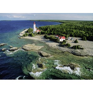 Ravensburger (19152) - "Canada, Lighthouse at the Bruce Peninsula" - 1000 piezas