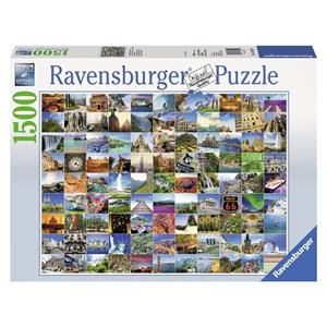 Ravensburger (16319) - "99 Beautiful Places of the World" - 1500 piezas