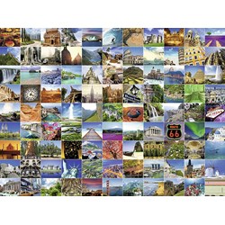 Ravensburger (16319) - "99 Beautiful Places of the World" - 1500 piezas