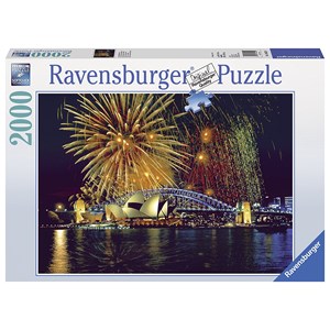 Ravensburger (16622) - "Fireworks on Sydney, Australia" - 2000 piezas