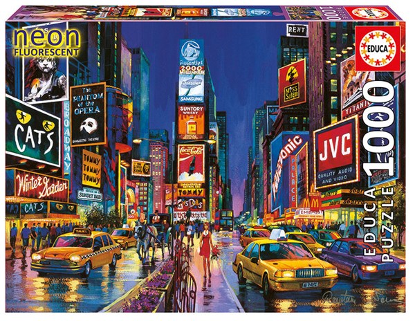 Educa (13047) - "Times Square, New York" - 1000 piezas