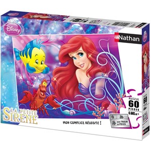 Nathan (86634) - "Ariel, pretty little Mermaid" - 60 piezas