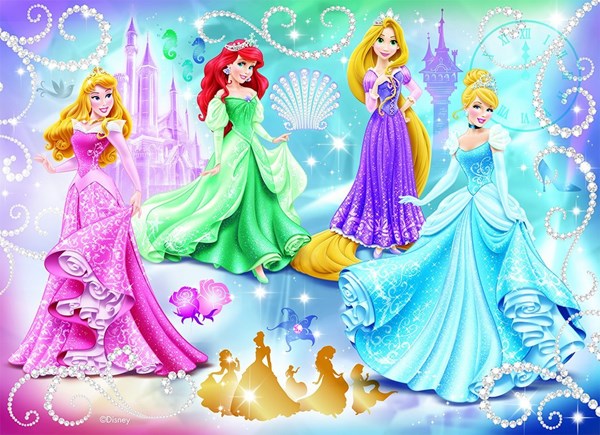 Nathan (86720) - "Disney Princess" - 100 piezas