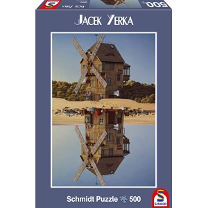Schmidt Spiele (59510) - Jacek Yerka: "Reflection" - 500 piezas