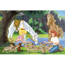 Schmidt Spiele (56050) - "Bibi and Tina, In the glade" - 150 piezas