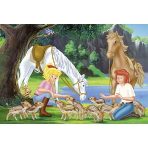 Schmidt Spiele (56050) - "Bibi and Tina, In the glade" - 150 piezas