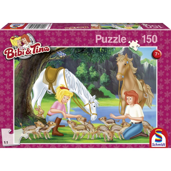 Schmidt Spiele (56050) - "Bibi and Tina, In the glade" - 150 piezas