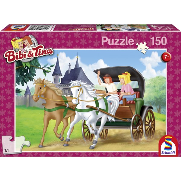 Schmidt Spiele (56051) - "Bibi and Tina, By carriage" - 150 piezas