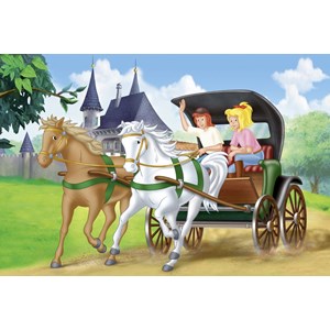Schmidt Spiele (56051) - "Bibi and Tina, By carriage" - 150 piezas