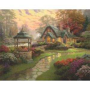 Schmidt Spiele (58463) - Thomas Kinkade: "Home to the well" - 1000 piezas