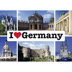 Schmidt Spiele (59280) - "I love Germany" - 1000 piezas