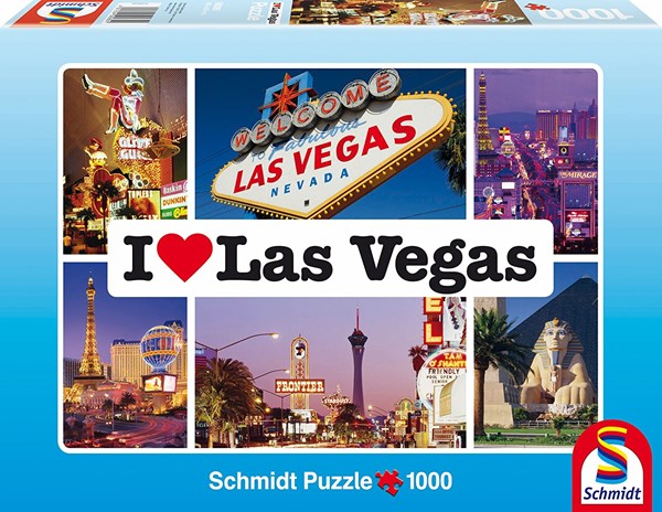 Schmidt Spiele (59285) - "I love Las Vegas" - 1000 piezas