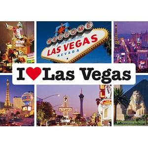 Schmidt Spiele (59285) - "I love Las Vegas" - 1000 piezas