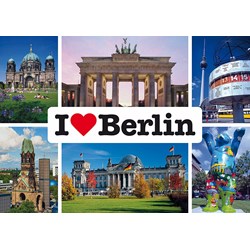 Schmidt Spiele (59281) - "I love Berlin" - 1000 piezas