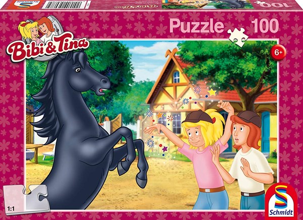 Schmidt Spiele (56078) - "The wild stallion" - 100 piezas