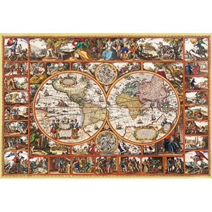 Clementoni (32551) - "Map of the ancient world" - 2000 piezas