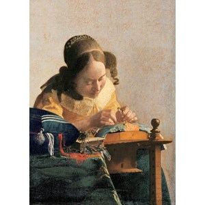Clementoni (39265) - Johannes Vermeer: "The Lacemaker" - 1000 piezas