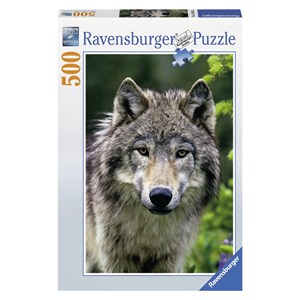 Ravensburger (14354) - "Wolf Portrait" - 500 piezas