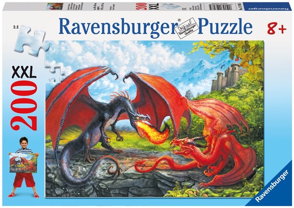 Ravensburger (12708) - "Duel of Dragons" - 200 piezas