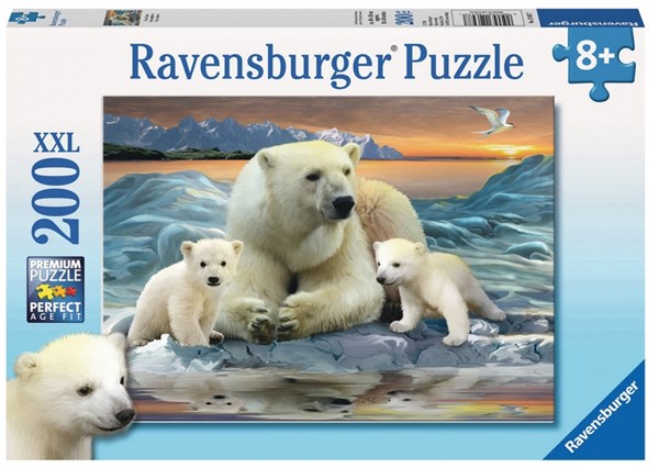 Ravensburger (12647) - "Polar Bears" - 200 piezas