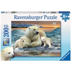 Ravensburger (12647) - "Polar Bears" - 200 piezas
