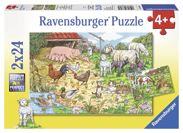 Ravensburger (08858) - "Farm animals" - 24 piezas