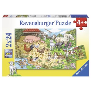 Ravensburger (08858) - "Farm animals" - 24 piezas