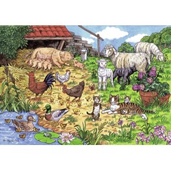 Ravensburger (08858) - "Farm animals" - 24 piezas