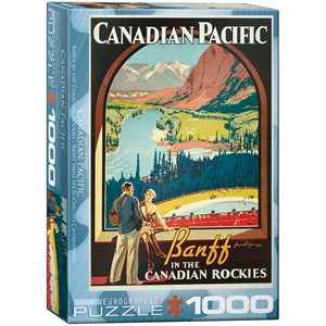 Eurographics (6000-0327) - "Banff in the Canadian Rockies" - 1000 piezas