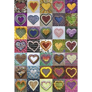 Educa (15967) - "Madalene's Hearts" - 500 piezas