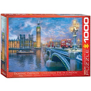 Eurographics (6000-0916) - Dominic Davison: "Christmas Eve in London" - 1000 piezas