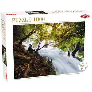Tactic (40901) - "Waterfall in Forest" - 1000 piezas