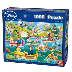 King International (05260) - "Disney, Fun on The Water" - 1000 piezas
