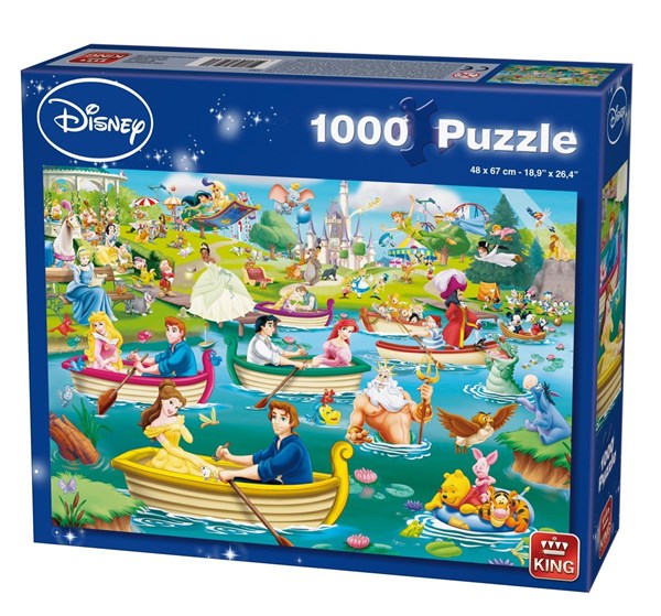 King International (05260) - "Disney, Fun on The Water" - 1000 piezas