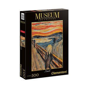 Clementoni (30505) - Edvard Munch: "The Scream" - 500 piezas
