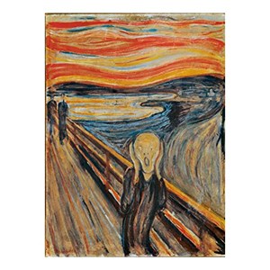 Clementoni (30505) - Edvard Munch: "The Scream" - 500 piezas
