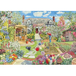 Ravensburger (19108) - "Gardening World, Spring" - 1000 piezas