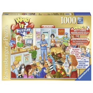 Ravensburger (19349) - "What If ? Puzzle #4 - At the Vets" - 1000 piezas