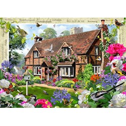 Ravensburger (19413) - "Peony Cottage" - 1000 piezas